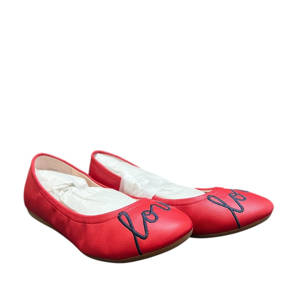 ELLEN DEGENERES - RED BLUE ED BALLET FLATS - Picture 4 of 12